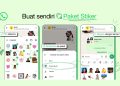Cara membuat stiker WA langsung dari aplikasi chat