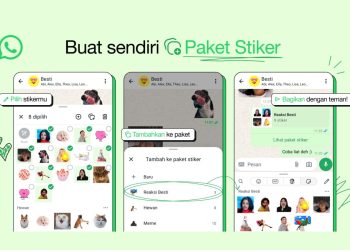 Cara membuat stiker WA langsung dari aplikasi chat