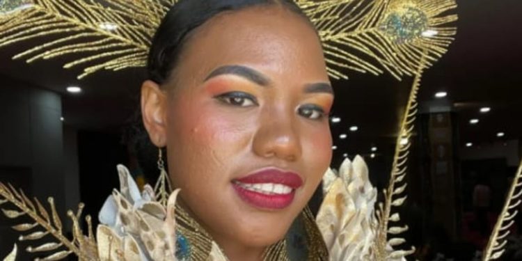 Merince Kogoya, finalis Miss Indonesia 2025 yang mengalami diskualifikasi