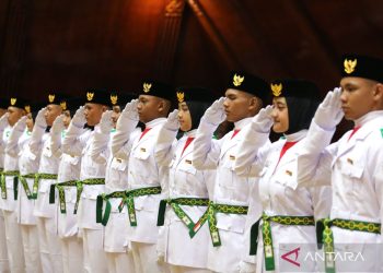Mengenal formasi 17-8-45 dalam Paskibraka dan fungsinya