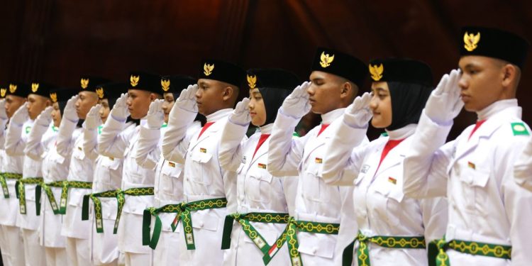 Mengenal formasi 17-8-45 dalam Paskibraka dan fungsinya
