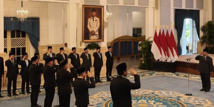 Menteri yang diganti dalam reshuffle kedua Kabinet Merah Putih