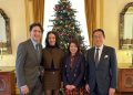 Katy Perry menemani Justin Trudeau bertemu mantan Perdana Menteri Jepang